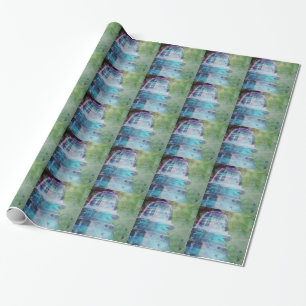 Some garden memories, Vintage Glass insulator Wrapping Paper