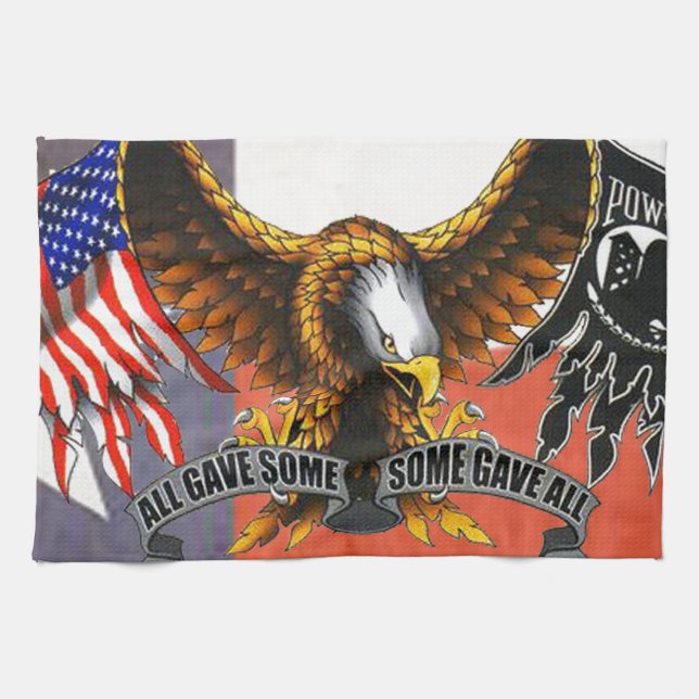 Some Gave It All Tea Towel (Horizontal)