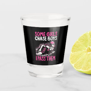Some Girls Chase Boys I Pass Them - Funny Swimming Shot Glass