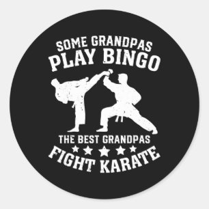 Some Grandpas Play Bingo The Best Grandpas Fight K Classic Round Sticker