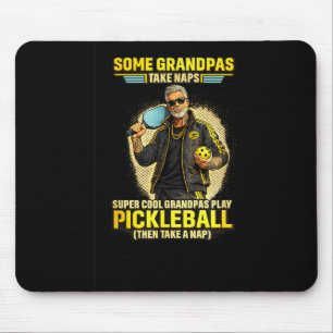 Some grandpas take naps cool grandpas play mouse pad
