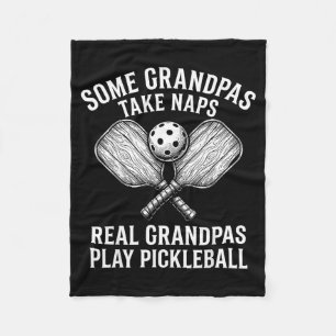 Some grandpas take naps real grandpas play fleece blanket