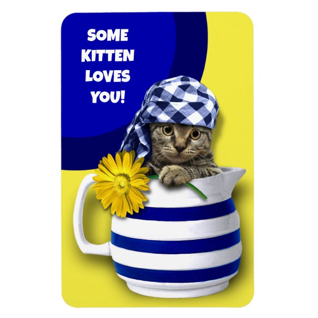 Some Kitten Loves You. Mother's Day Gift  Magnet (Vertical)