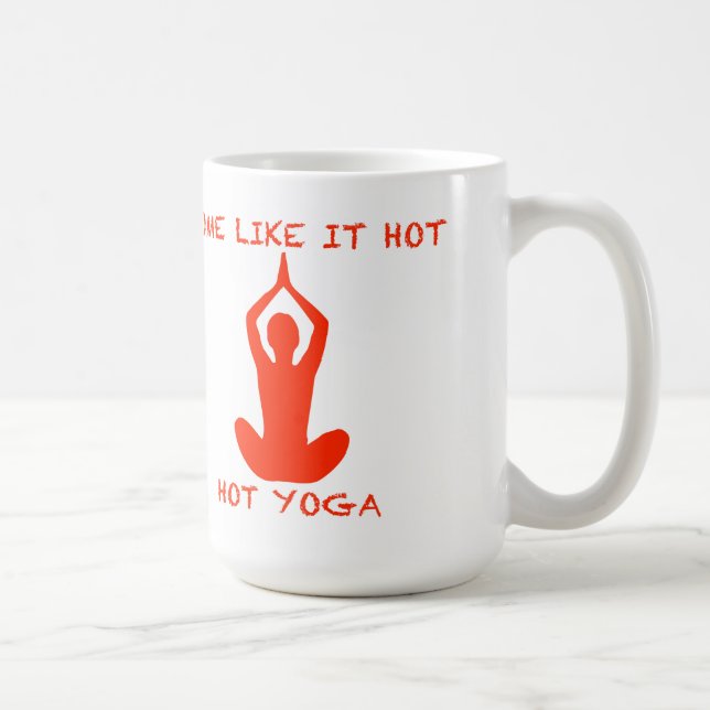 Some Like It Hot Yoga Large Mug (Right)