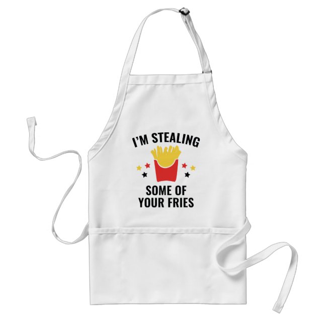 Some Of Your Fries Standard Apron (Front)