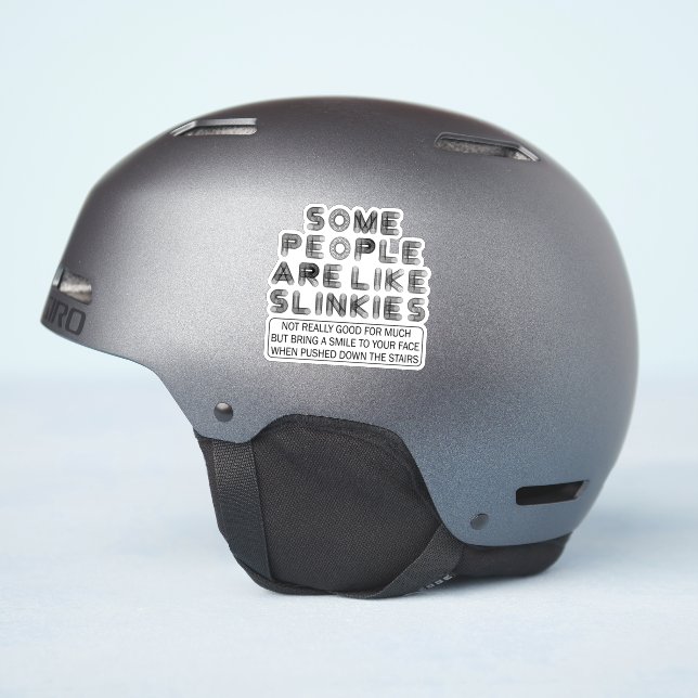 Some People Are Like Slinkies Funny Sarcastic (Helmet Side)