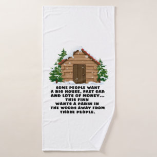 Some People Want A Big House Beautiful Christmas Bath Towel