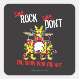 Some Rock Square Sticker