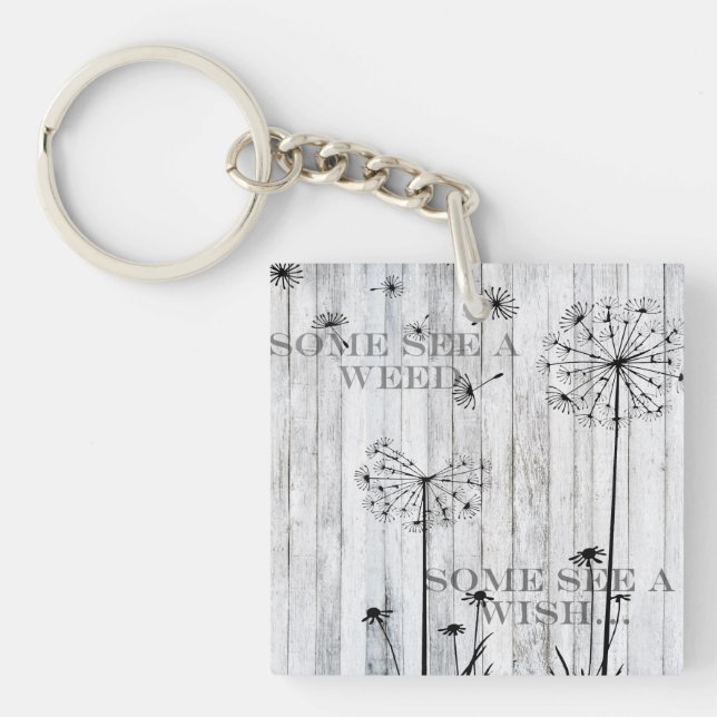 Some See A Weed Acrylic Keychain (Front)