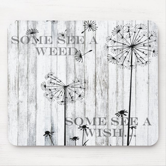 Some See A Weed Mouse Pad (Front)