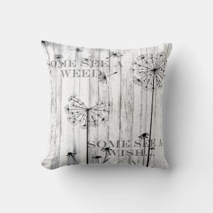 Some See A Weed Pillow