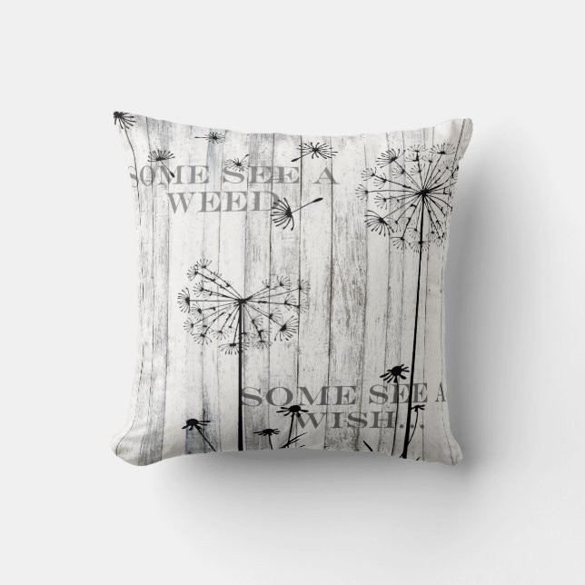 Some See A Weed Pillow (Front)