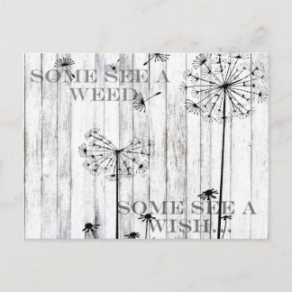 Some See A Weed Postcard