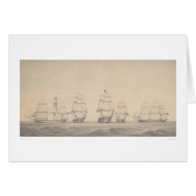 Some Ships of the U.S. Pacific Squadron (1346) (Front Horizontal)