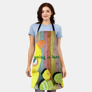 Some silly little chicks apron