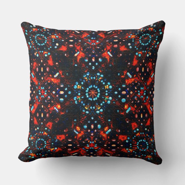 Some stones in burnt leather is what it looks like cushion (Front)