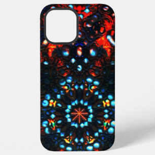 Some stones in burnt leather is what it looks like iPhone 12 pro max case