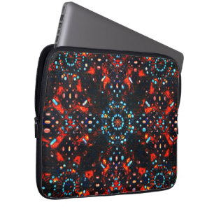 Some stones in burnt leather is what it looks like laptop sleeve