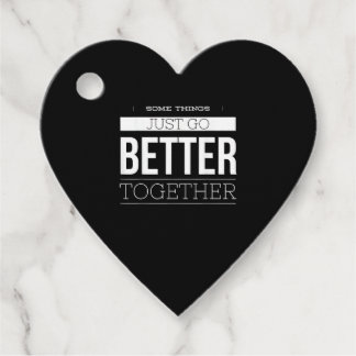 Some Things Just Go Better Together Vintage Style Favour Tags