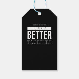 Some Things Just Go Better Together Vintage Style Gift Tags