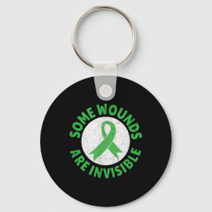 Some Wounds Are Invisible - Mental Health Awarenes Key Ring