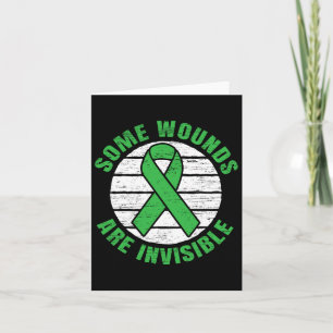 Some Wounds Are Invisible Mental Health Awareness  Card