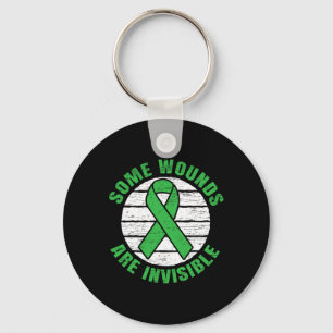 Some Wounds Are Invisible Mental Health Awareness Key Ring