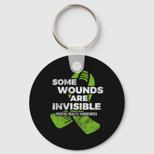 Some Wounds Invisible Mental Health Awareness Psyc Key Ring