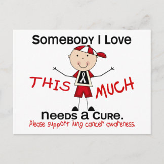 Somebody I Love - Lung Cancer (Boy) Postcard