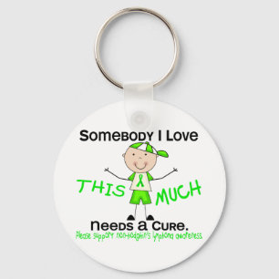 Somebody I Love - Non-Hodgkins Lymphoma (Boy) Key Ring