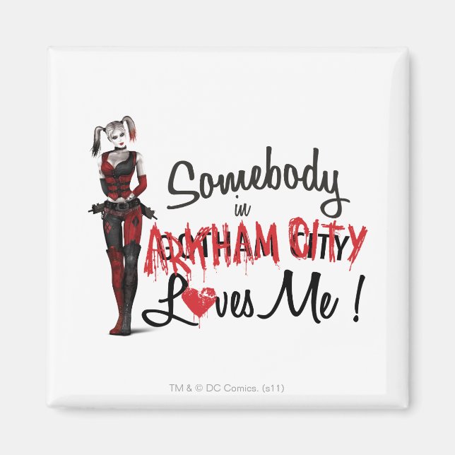 Somebody in AC Loves Me - Harley Magnet (Front)