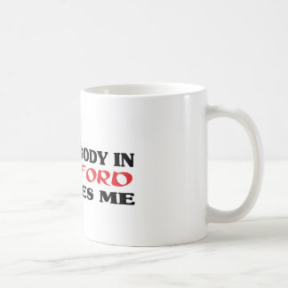 Somebody in Bedford loves me t shirt Coffee Mug