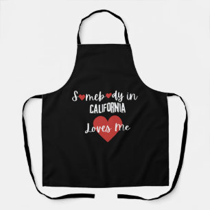 Somebody in California Loves Me Apron