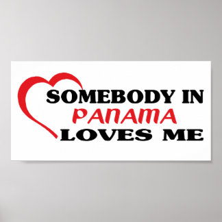 Somebody in Panama Loves Me Poster