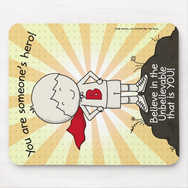 Somebody’s Hero Mouse Pad (Front)
