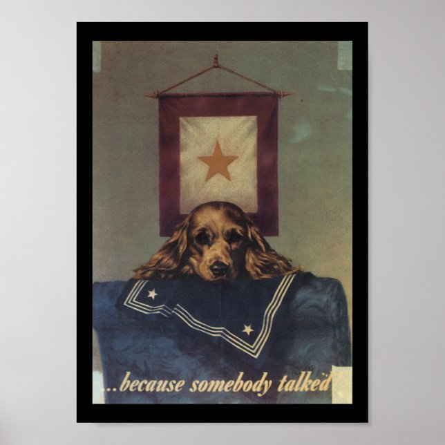 Somebody Talked World War 2 Poster (Front)
