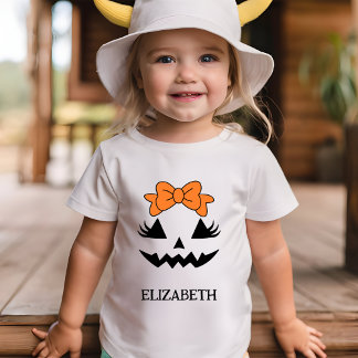 Somebody's Feral Child Cute Girly Custom Halloween Baby T-Shirt