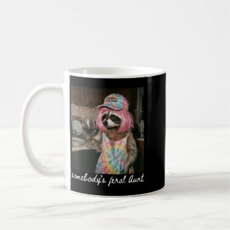 Somebodys Fvibesl Aunt Racoon Coffee Sarcastic Mug