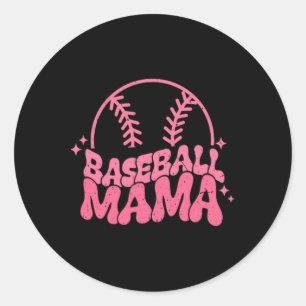 Somebody's Loud Mouth Bysebyll Mama Groovy Mother  Classic Round Sticker