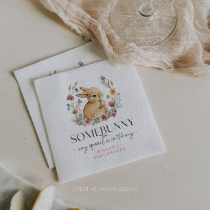 Somebunny Baby Shower Wildflower Napkins