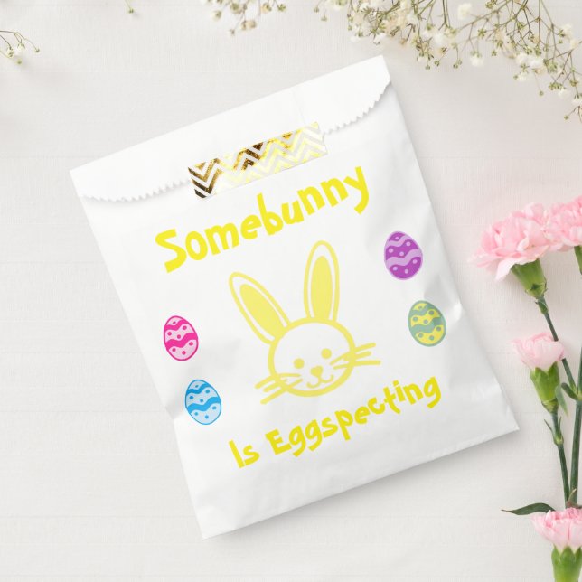Somebunny Is Eggspecting Easter Pregnancy Favour Bag (Sealed)