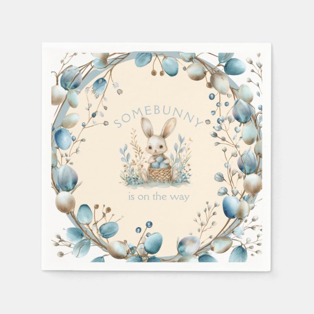 Somebunny is on the Way Napkin (Front)