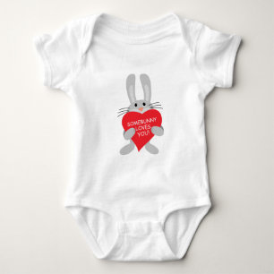 somebunny loves you! baby bodysuit
