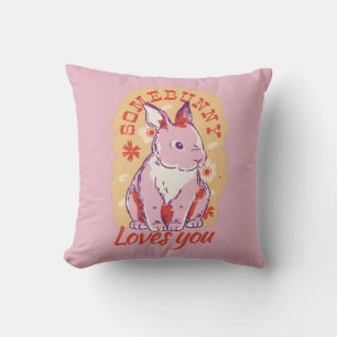 Somebunny Loves You Cushion