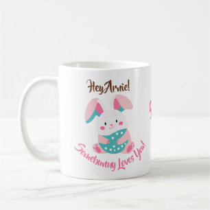 Somebunny Needs Coffee Cute Easter Gift Mug