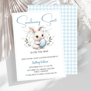Somebunny Sweet is on the Way Easter Baby Shower Invitation