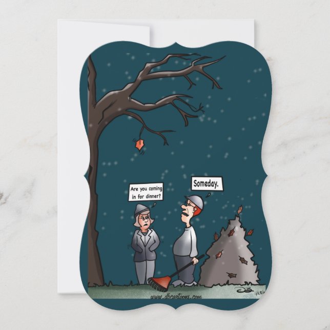 Someday Flat Greeting Card (Front)