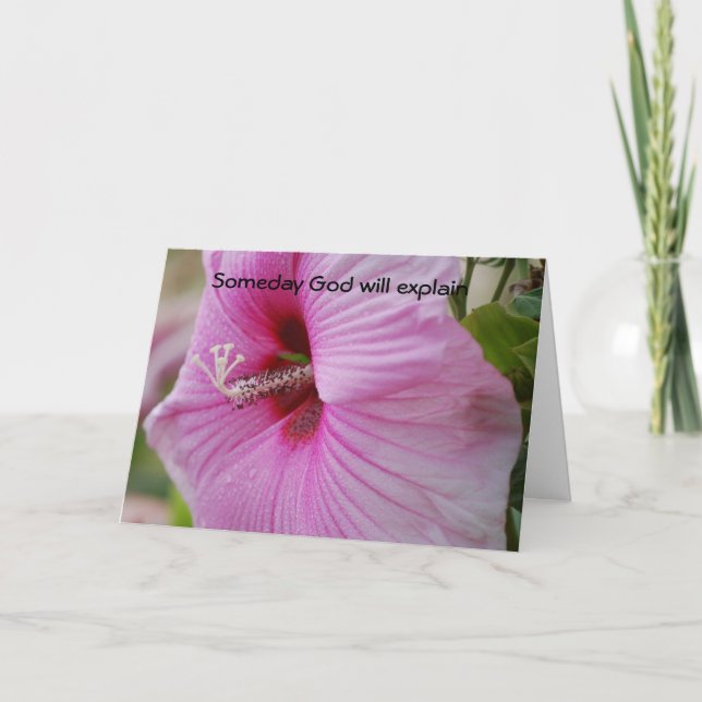 Someday God will explain Card (Front)