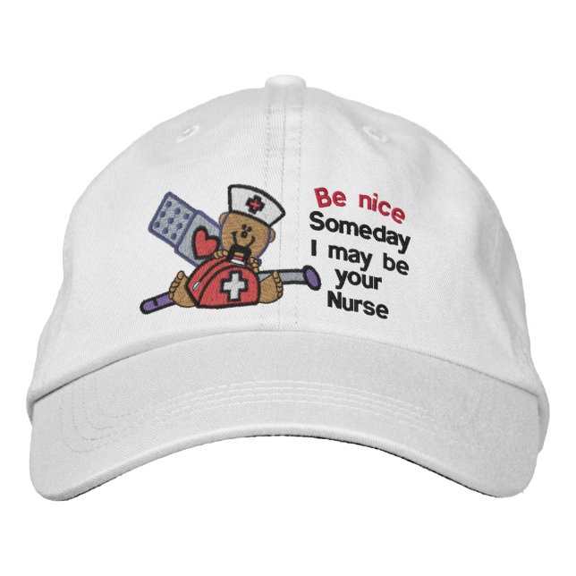 Someday Nurse Embroidered Hat (Front)