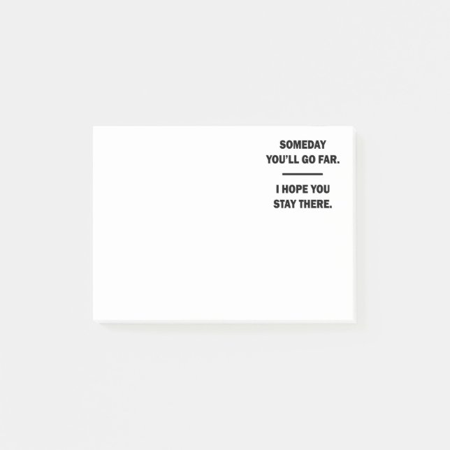 Someday You'll Go Far Post-it Notes (Front)